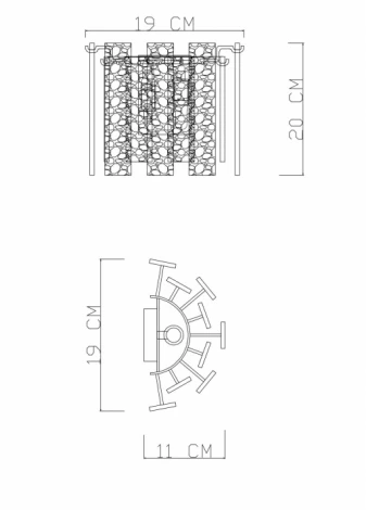 Бра Divinare Felis 6005/17 AP-1 (220V)