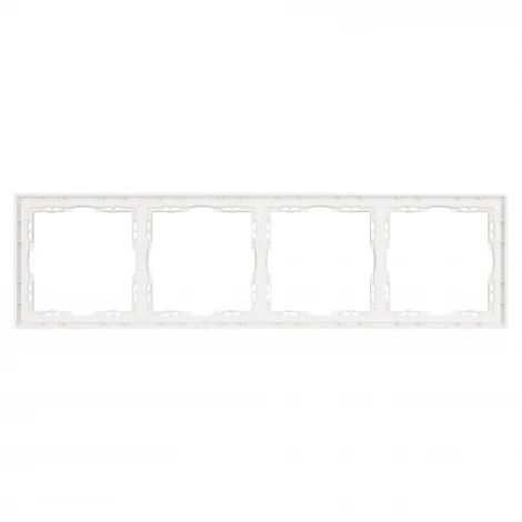 Рамка пластиковая FRM-NOBE-SFPL-4-WH (Arlight) 054223