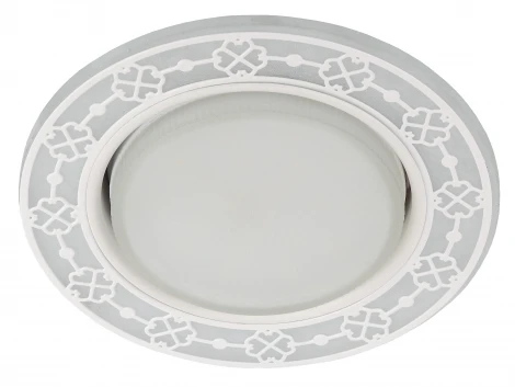 Встраиваемый точечный светильник Эра DK LD28 WH/WH