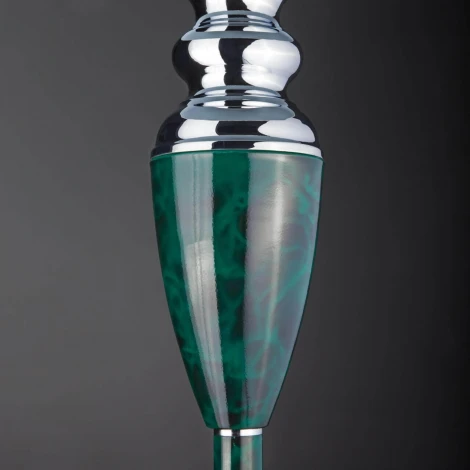 Торшер Eurosvet 9 009/1T GR (220V, выключатель, круглые, под старину)