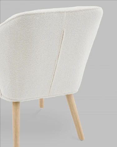 Кресло Вэйл тэдди белый Stool Group арт.УТ000040124