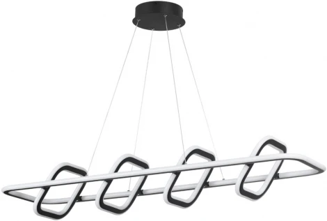 Светильник подвесной Novotech Ondo 359185, диммируемый, в комплекте пульт ДУ IP20 LED 4000К 175W 220V OVER (регулировка яркости, на тросе)