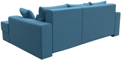 Диван угловой Майами правый угол (Голубой/Рогожка) Лига Диванов арт.121160