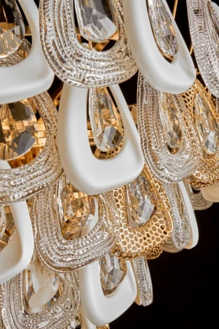 Подвесная люстра Fluorite Finezza FL1092-18P (220V, на цепи)