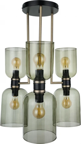 Потолочная люстра на штанге 33 Идеи CHN901.03.AMB17.ABL-M67GC (220V)