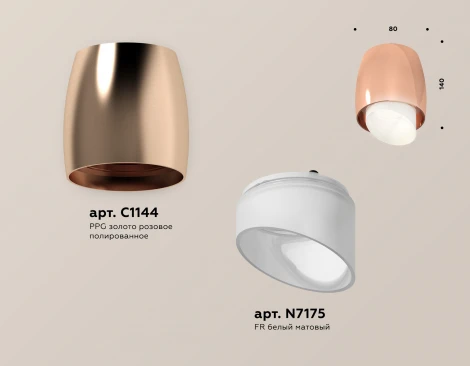 Накладной точечный светильник Ambrella Techno Spot XS1144021 (220V, круглые)