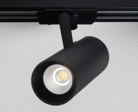 Трековый светильник однофазный Italline TR 3007 black 4000K (LED, 220V, круглые)