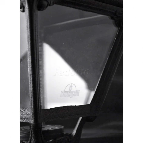 Люстра подвесная уличная Fumagalli, 3 плафона, черный с прозрачным