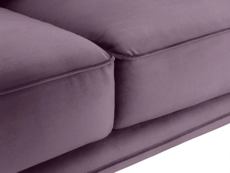Диван Amsterdam трехместный ОГОГО (арт.664753), (Ткань/Фиолетовый)