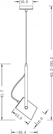 Подвесной светильник Freya Elori FR4004PL-01WB (220V, на проводе)