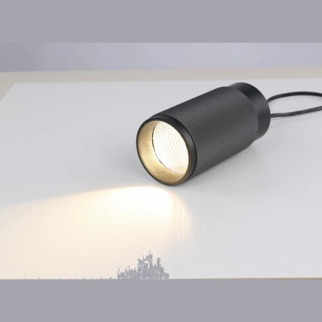 Точечный накладной светильник iLedex Delta 1954-10W-3000K-36 BK+GRP (220V, круглые)