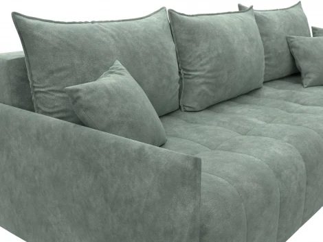 Диван угловой Лига-054 НПБ угол универсальный Лига Диванов (Велюр) арт.129052