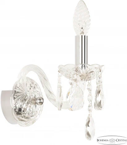 Бра Bohemia 101 101B/1/141 Ni (220V, подвески, подсвечник, свеча)