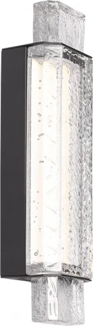 Настенный светильник ST Luce Eis SL6140.401.01 черный/прозрачный LED 1*11W 3000K