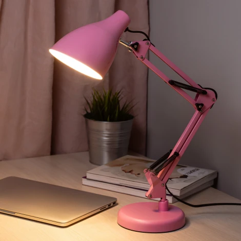 Офисная настольная лампа ЭРА N-123-E27-40W-P (220V, выключатель)