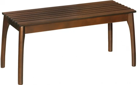 Скамья для прихожей массив, каркас орех Mebelik арт.007559