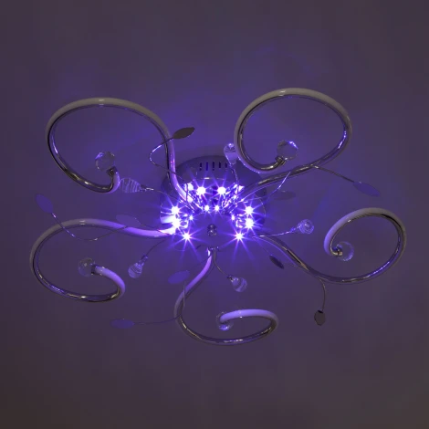 Потолочная люстра Eurosvet Curl 90129/5 хром