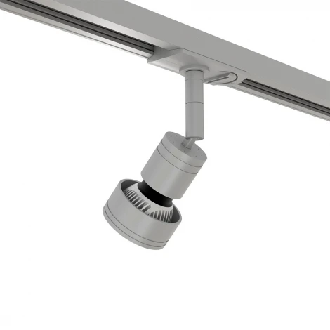 Трековый светильник однофазный 7W 220V Silver RAUMBERG 8126Sv (круглые)