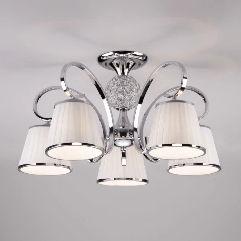 Потолочная люстра Eurosvet Tessa 60088/5 хром (220V)