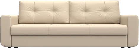 Диван прямой Лига-031 (Бежевый/Экокожа) Лига Диванов арт.121275