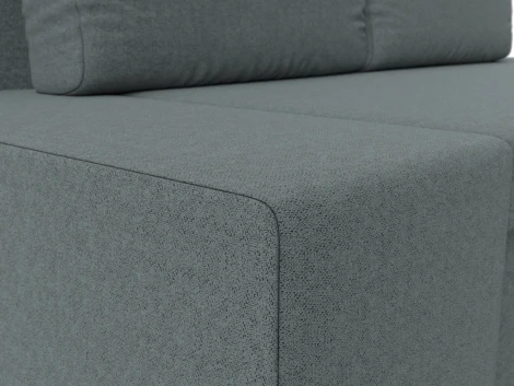 Диван прямой Сан Марко (Серый/Рогожка) Лига Диванов арт.121578