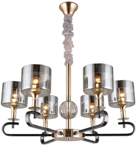 Подвесная люстра Ausonia OML-68703-06 Omnilux (220V, на цепи, круглые)