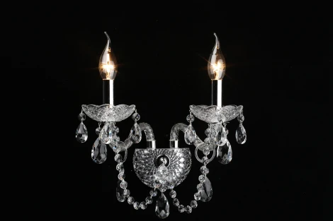 Бра Aployt Koletta APL.755.01.02 (220V, хрусталь, подвески, свеча)