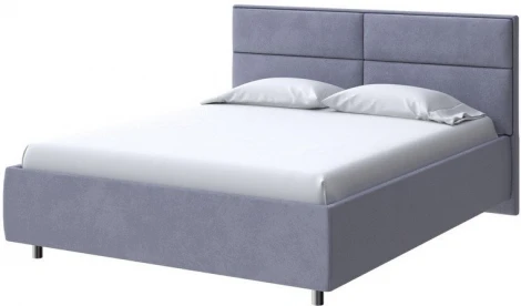 PROxSON Кровать Pado без основания (Ткань: Велюр Casa Благородный серый) 90x200