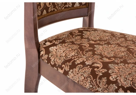 Стул Woodville Луиджи орех / шоколад 318617