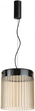 Подвесной светильник каскадный Odeon Light Pillari 5047/20L черный/светл.янтарный/металл/стекло LED 20W 4000К 2238Лм (220V, на проводе, круглые)