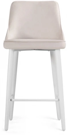 Полубарный стул Woodville Атани кремово-дымчатый / белый 528459
