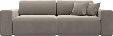 Диван прямой Лига-036 НПБ Классик (Бежевый/Микровельвет) Лига Диванов арт.121296