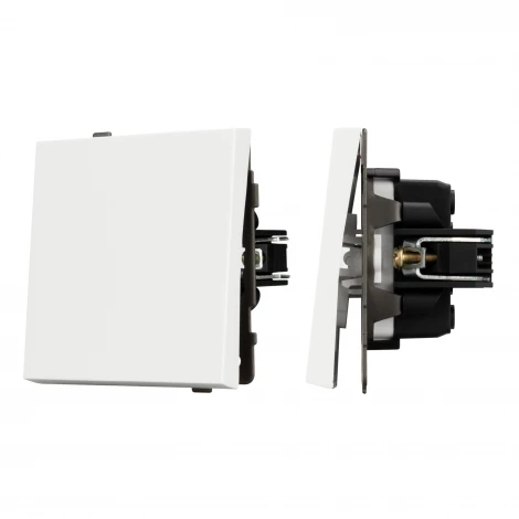 Механизм выключателя одноклавишный перекрёстный SWT-TENDO-MKX1-PL-WH (230V, 10A) (Arlight) 054054