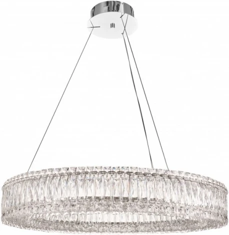 Подвесная люстра Fluorite Vetto FL1054-8P (LED, 220V, хрусталь, на тросе, круглые)