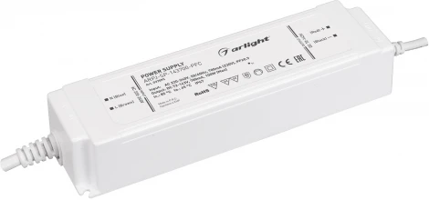 Блок питания ARPJ-SP-143700-PFC (100W, 72-143V, 0.7A) (Arlight, IP67 Пластик, 5 лет) 037895