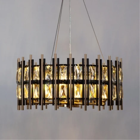 Подвесная люстра Arte Lamp Alruba A1043SP-6BK (220V, на тросе, круглые)