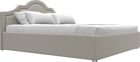 Кровать интерьерная Афина 180 (Бежевый/Рогожка) Лига Диванов арт.123046