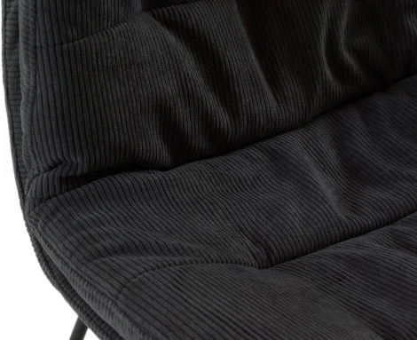 Обеденный стул Vitra ОГОГО Обстановочка! (Вельвет/Серый,Черный) арт.930819