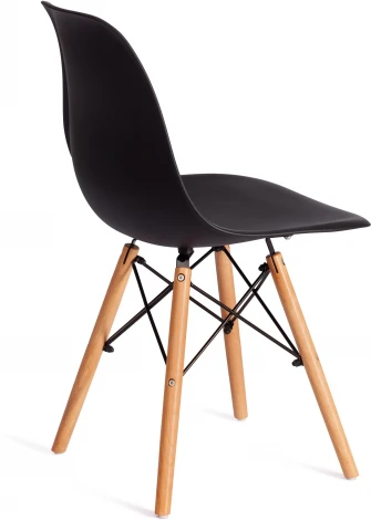 Стул CINDY (EAMES) (mod. 1801) / 2 шт. в упаковке Tetchair (Дерево бук,Металл,Пластик/Черный) арт.24423