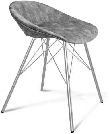 Стул SHT-ST19-SF1/S37 дымный/хром лак Sheffilton 4406601001