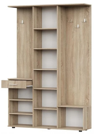 Готовая прихожая Woodville Пети дуб сонома / белый 534551