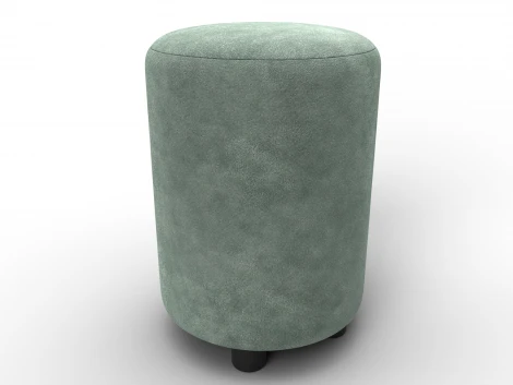 Пуф 001 (ДСП,Фанера/Пластик/Велюр/Зеленый) Лига Диванов 132487