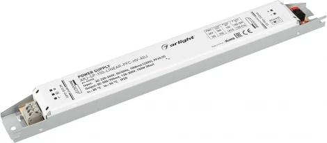Блок питания ARJ-SP-150-LINEAR-PFC-HV-ADJ (150W, 500-700mA) (IP20 Металл) 032902 Arlight