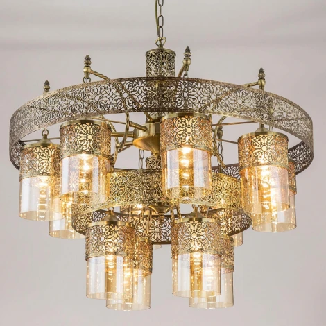 Подвесная люстра Citilux Эмир CL467193 (220V, на цепи, круглые)