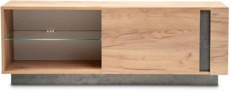 ТВ-тумба Арчи 31321 (Арчи 10.85 дуб золотой craft / камень темный U3705) Mobi арт.339644