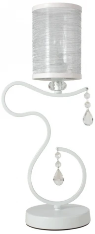 Интерьерная настольная лампа Crystal Lux Elisa WHITE LG1