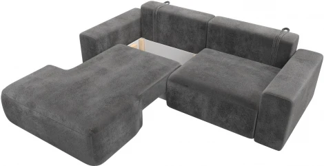 Диван угловой Лига-036 НПБ Классик левый угол Лига Диванов (Велюр) арт.127737L