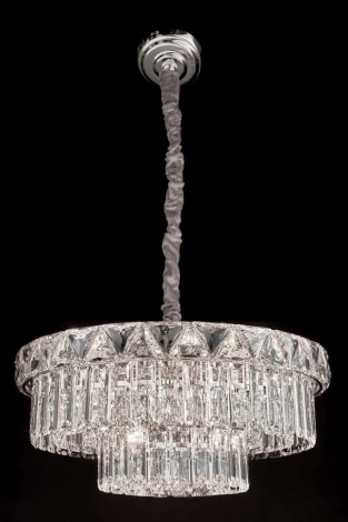 Подвесная люстра Fluorite Normandie FL1085-11P (220V, хрусталь, на цепи)