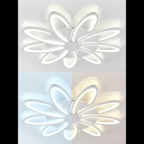 Потолочная люстра Natali Kovaltseva Holder LED SMART 84010 (220V, пульт управления, управление смартфоном, умный дом - Алиса, Сири)