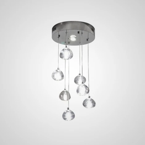 Подвесной светильник (люстра) Meteora 7 ImperiumLoft Meteora01 (178390-26) (220V, на проводе, шарики)